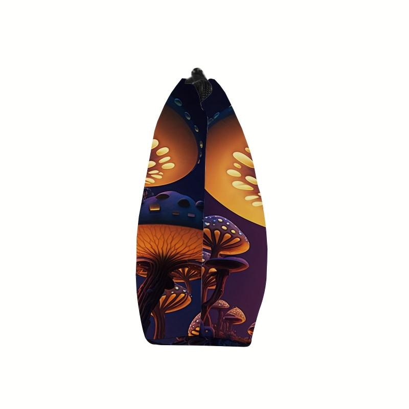 Cute Mushroom Pattern Cosmetic Pouch with Toiletry and Washing Bag