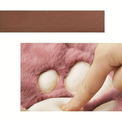 Plush Paw Makeup Bag Drawstring Travel Cosmetic Case Pouch