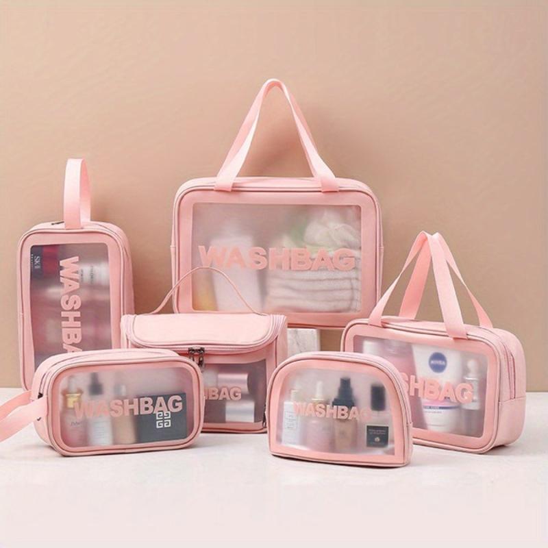 6pcs Waterproof Toiletry Bag Large Capacity Makeup Organizer