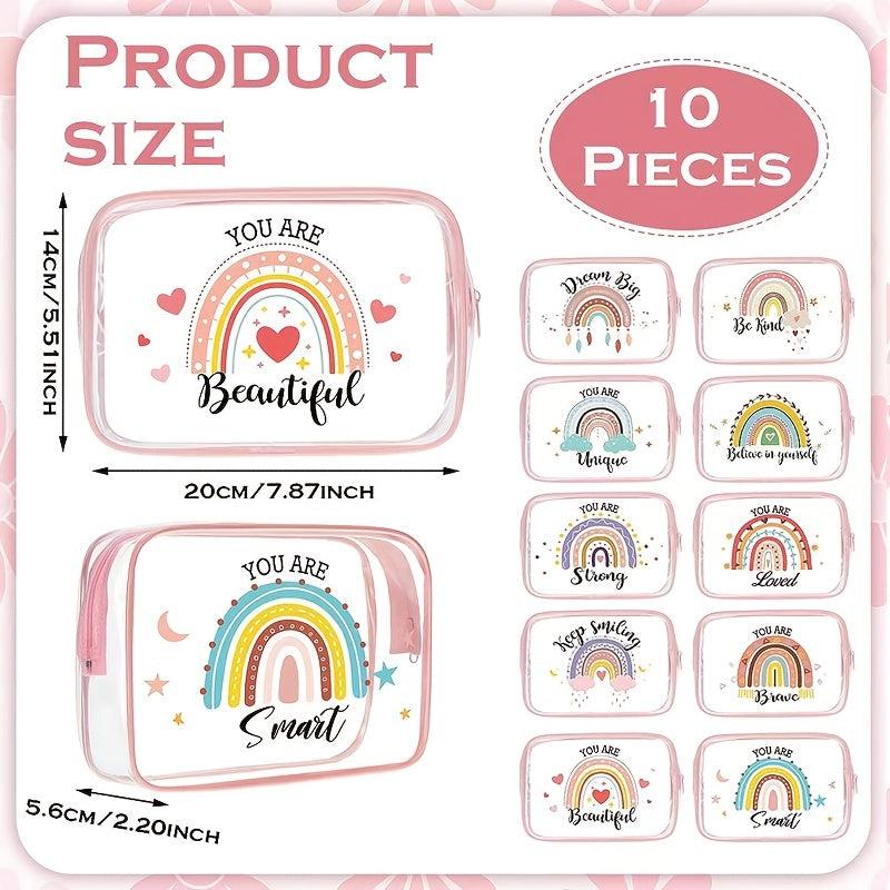 Transparent PVC Cosmetics Bag Waterproof Makeup Pouch Toiletry Wash Organizer