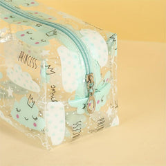 Cloud Pattern Clear Cosmetic Bag Travel Makeup Pouch Waterproof