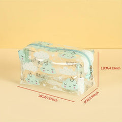 Cloud Pattern Clear Cosmetic Bag Travel Makeup Pouch Waterproof