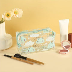 Cloud Pattern Clear Cosmetic Bag Travel Makeup Pouch Waterproof