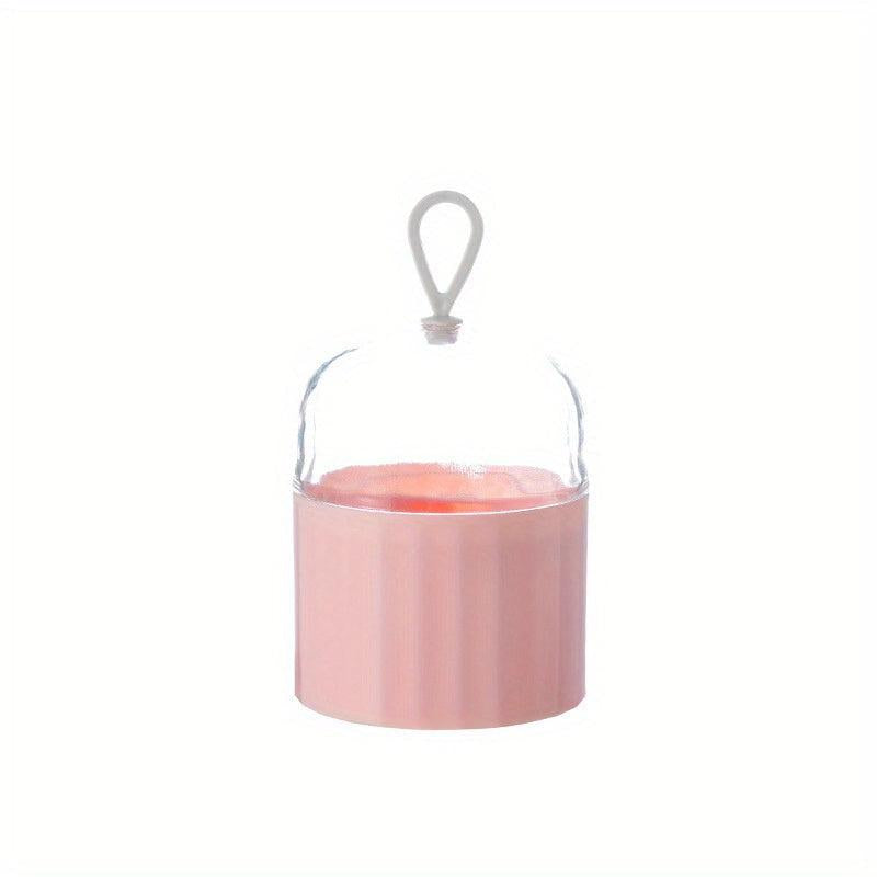Makeup Sponge Holder Clear Cosmetic Blender Storage Box With Clear Lid