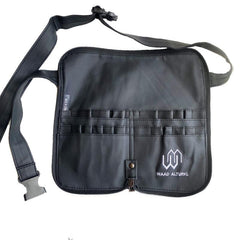 25 Pocket Makeup Brush Belt PU Leather Organizer Strap Holder