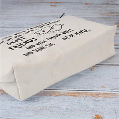 Women Friendship Cosmetic Makeup Bag For Friends Bff Birthday Christmas Gift