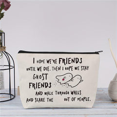Women Friendship Cosmetic Makeup Bag For Friends Bff Birthday Christmas Gift