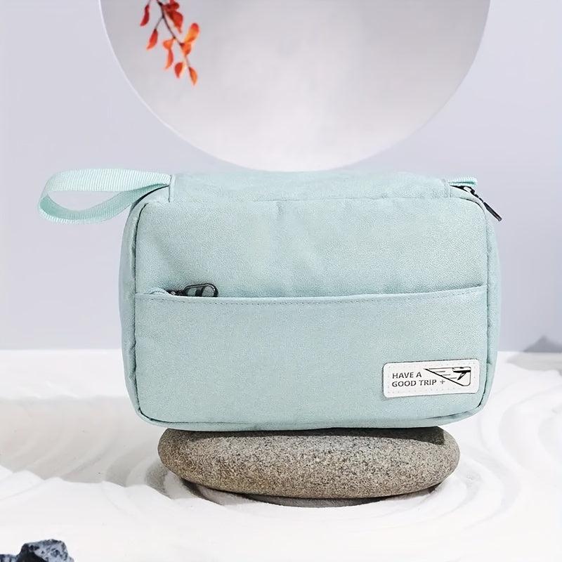 Portable Toiletry Wash Bag Lightweight Zipper Makeup Organizer