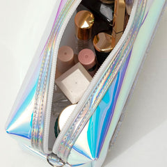LOVE Letters Makeup Bag Y2k Style PVC Waterproof Cosmetic Pouch