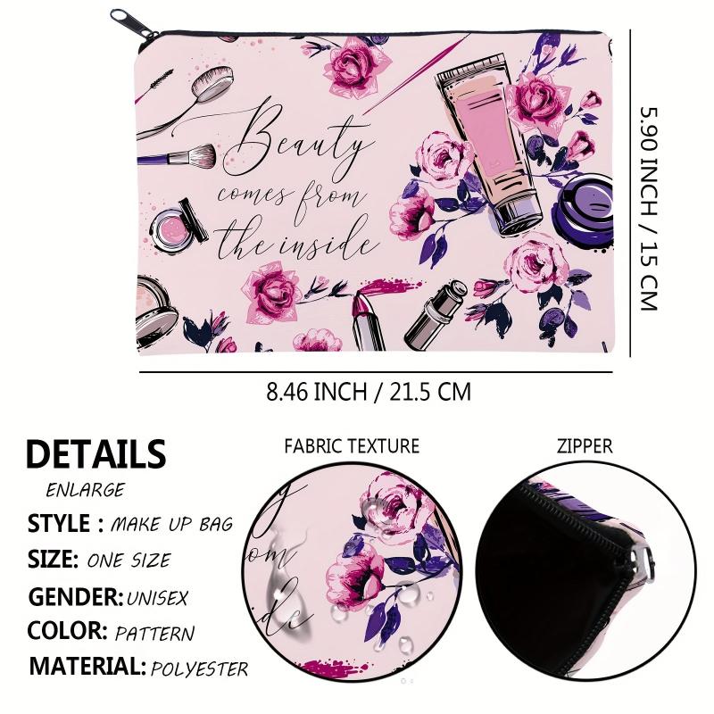 Adorable Makeup Bag for Women Water Resistant Travel Friendly Fashionable Gift