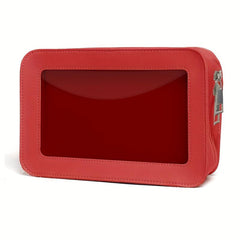 Makeup Case Waterproof PU Transparent Cosmetic Toiletry Bag