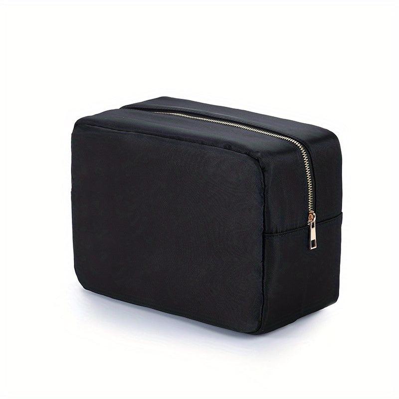 Waterproof Nylon Makeup Bag Travel Cosmetic Organizer Pouch with Zipper