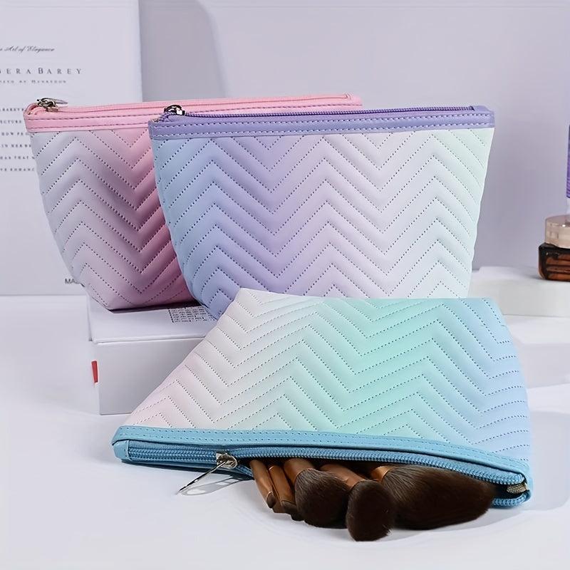 Portable Gradient Toiletry Travel Bag for Women