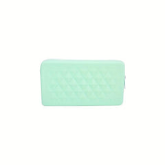 Silicone Makeup Bag Zipper Roomy Makeup Brush Holder Organizer
