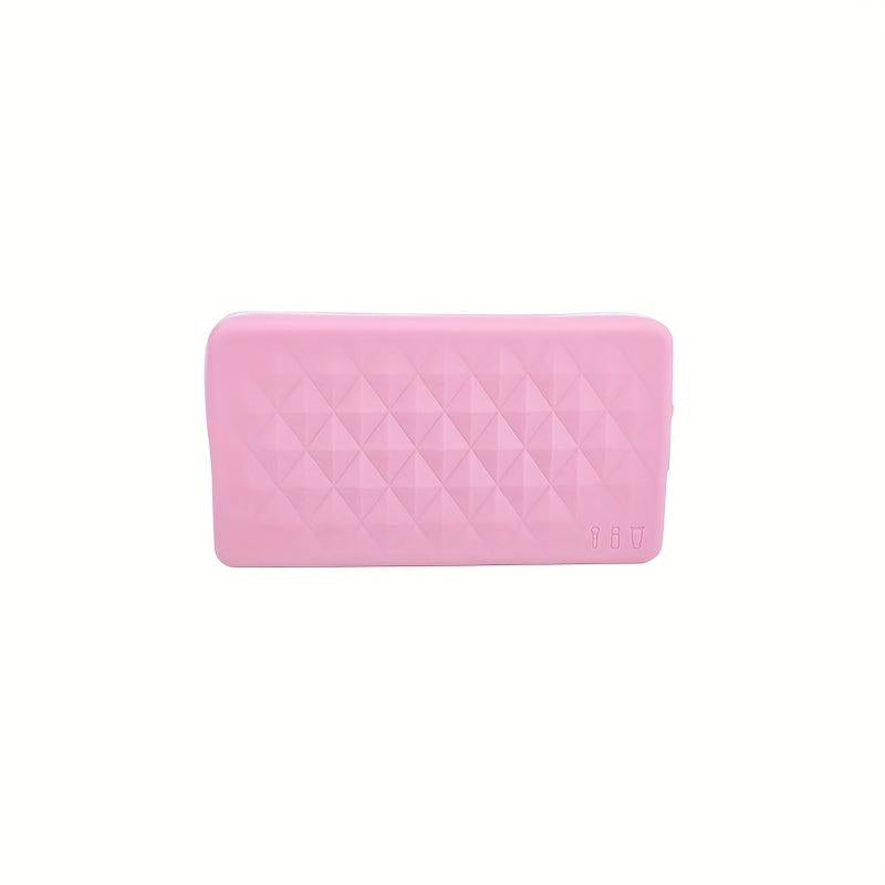 Silicone Makeup Bag Zipper Roomy Makeup Brush Holder Organizer