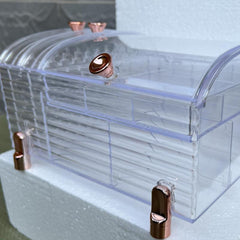 Clear Jewelry Box Case Bracelets Rings Earring Organizer Box