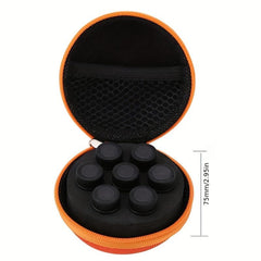7 Slots Portable Essential Carrying Case Holder Container