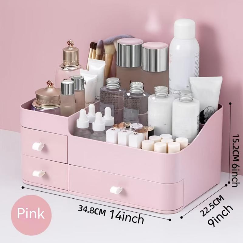 Large Capacity Makeup Organizer with Drawers for Vanity Bathroom Bedroom