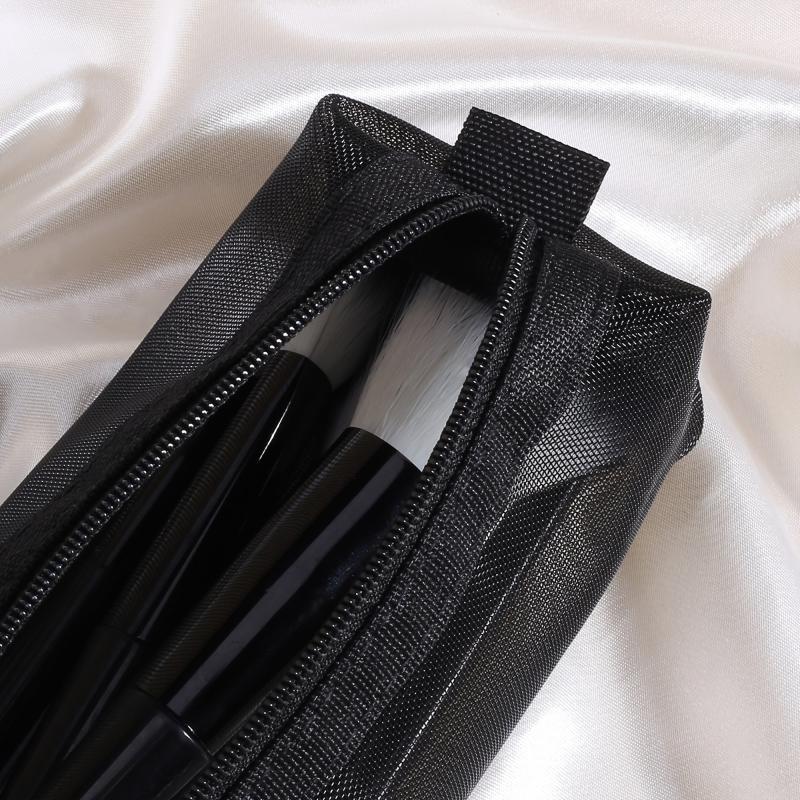 Travel Makeup Organizer with Zippered Pencil Case