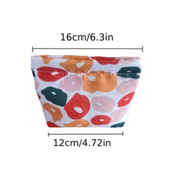 Self Closing Small Makeup Pouch Mini Travel Storage Bag For Women