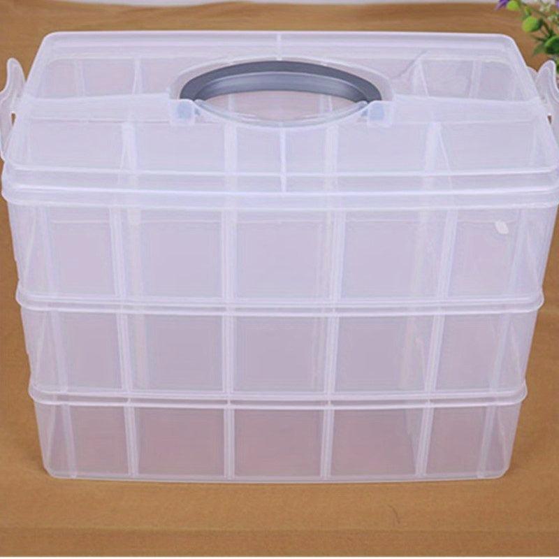 Adjustable Compartment Slot Bead Craft Jewellery Storage Organizer