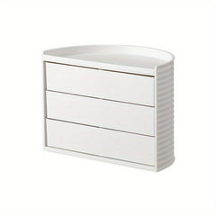 Rotatable Jewelry Storage Box Dustproof Layer for Makeup and Accessories