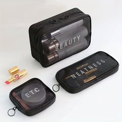 3pcs Large Capacity Travel Toiletry Bag for Men and Women