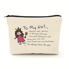 Daughter Funny Girl Makeup Bag Graduation Gift
