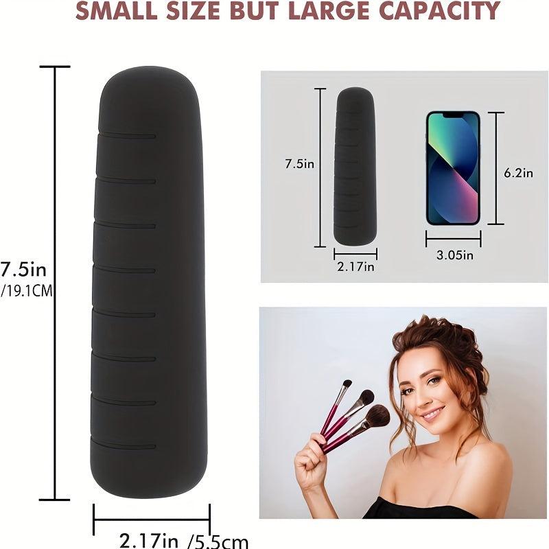 Travel Makeup Brush Holder Silicone Portable Case