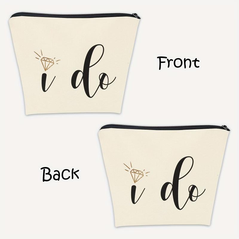 Bride Makeup Bag I Do Bride To Be Gift