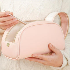 Double Zipper Cosmetic Bag Water Resistant Make Up Pouch Travel Toiletry Bag