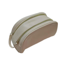 Double Zipper Cosmetic Bag Water Resistant Make Up Pouch Travel Toiletry Bag