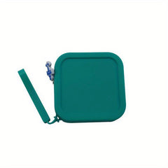 Silicone Zipper Makeup Pouch Waterproof Toiletry Bag