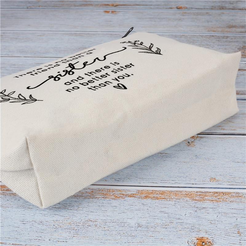 Sisters Makeup Bag No Better Than Sister Travel Bag Women Sisters Christmas Gift
