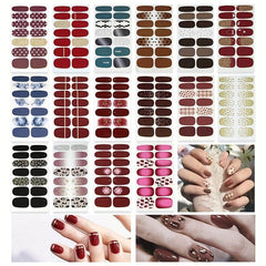 Gel Nail Wraps & Strips for Women - Self Adhesive & Easy to Apply
