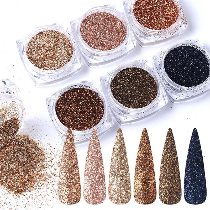 Metallic Nail Foil 3D Sparking Flakes for Nail Art