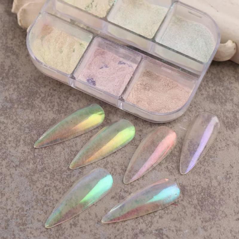 Metallic Nail Foil 3D Sparking Flakes for Nail Art