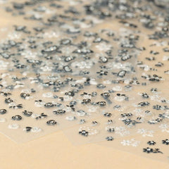 Butterfly & Flower Nail Decals 3D Art Stickers Self Adhesive Easy Nail Tools