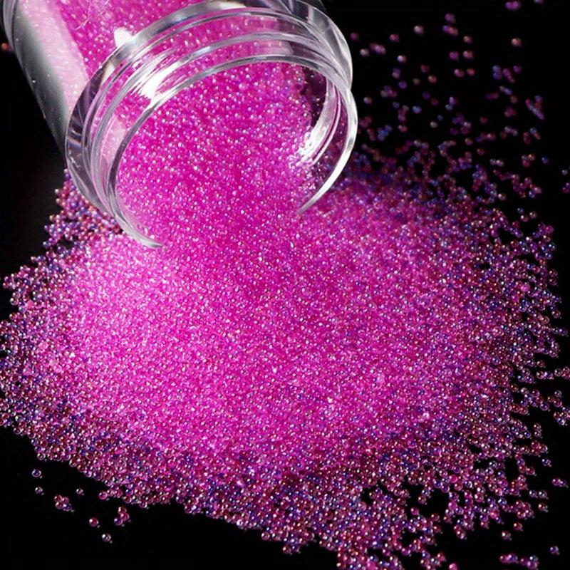Micro Rhinestones Caviar Beads Mini Bubble Nail Gems Round Glass Bead