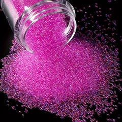 Micro Rhinestones Caviar Beads Mini Bubble Nail Gems Round Glass Bead