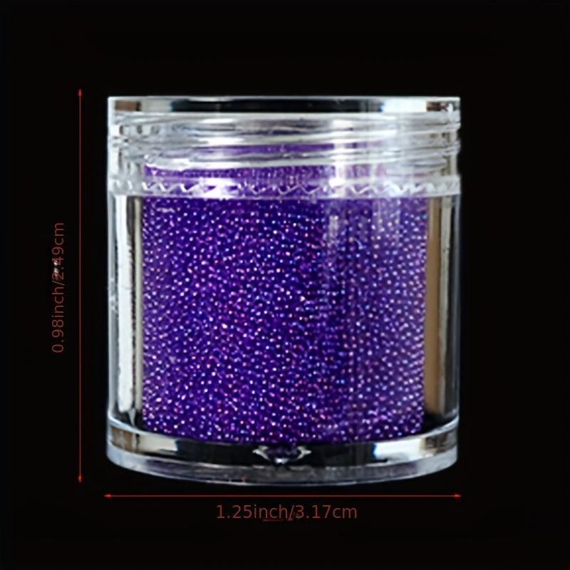 Micro Rhinestones Caviar Beads Mini Bubble Nail Gems Round Glass Bead