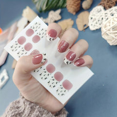 Glitter Gradient Nail Strips Self-Adhesive Nail Art Decal