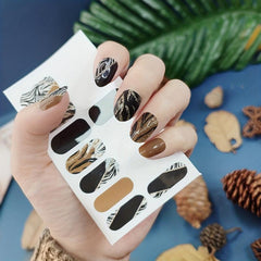 Glitter Gradient Nail Strips Self-Adhesive Nail Art Decal