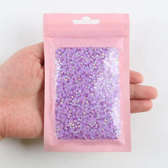 3000PCS 3mm Resin Rhinestone AB Flat Back Jelly Resin Rhinestones Bling Glitter