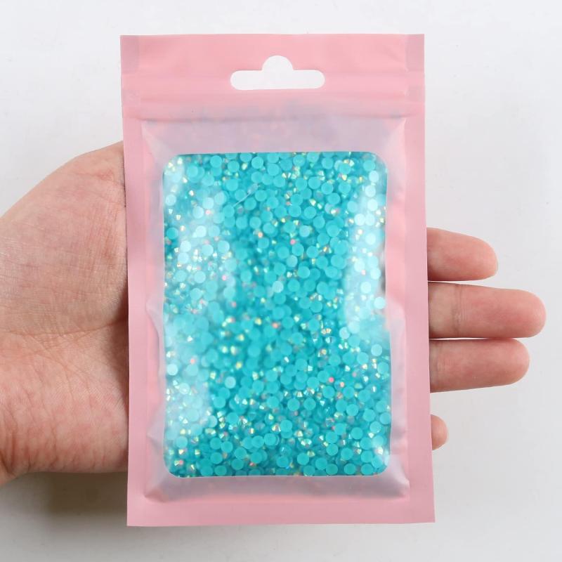 3000PCS 3mm Resin Rhinestone AB Flat Back Jelly Resin Rhinestones Bling Glitter