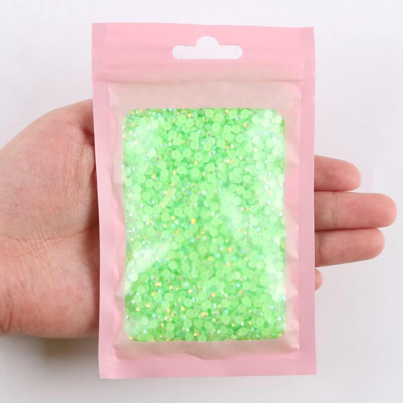 3000PCS 3mm Resin Rhinestone AB Flat Back Jelly Resin Rhinestones Bling Glitter