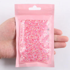 3000PCS 3mm Resin Rhinestone AB Flat Back Jelly Resin Rhinestones Bling Glitter