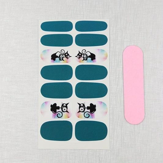 Halloween Nail Wraps Stickers Self Adhesive Full Wraps DIY Nail Art Decals