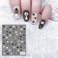 Mixed Style Nail Art Stickers Self Adhesive Nail Decals for DIY
