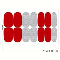 Classic Retro Nail Strips Self Adhesive Nail Wraps for Nail Art Decoration